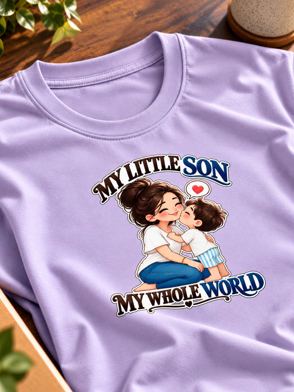 My Little Son My Whole World - Mother Son T-Shirt