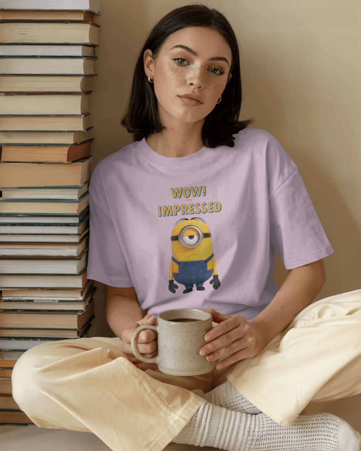Unimpressed Minion Unisex Oversized T-Shirt