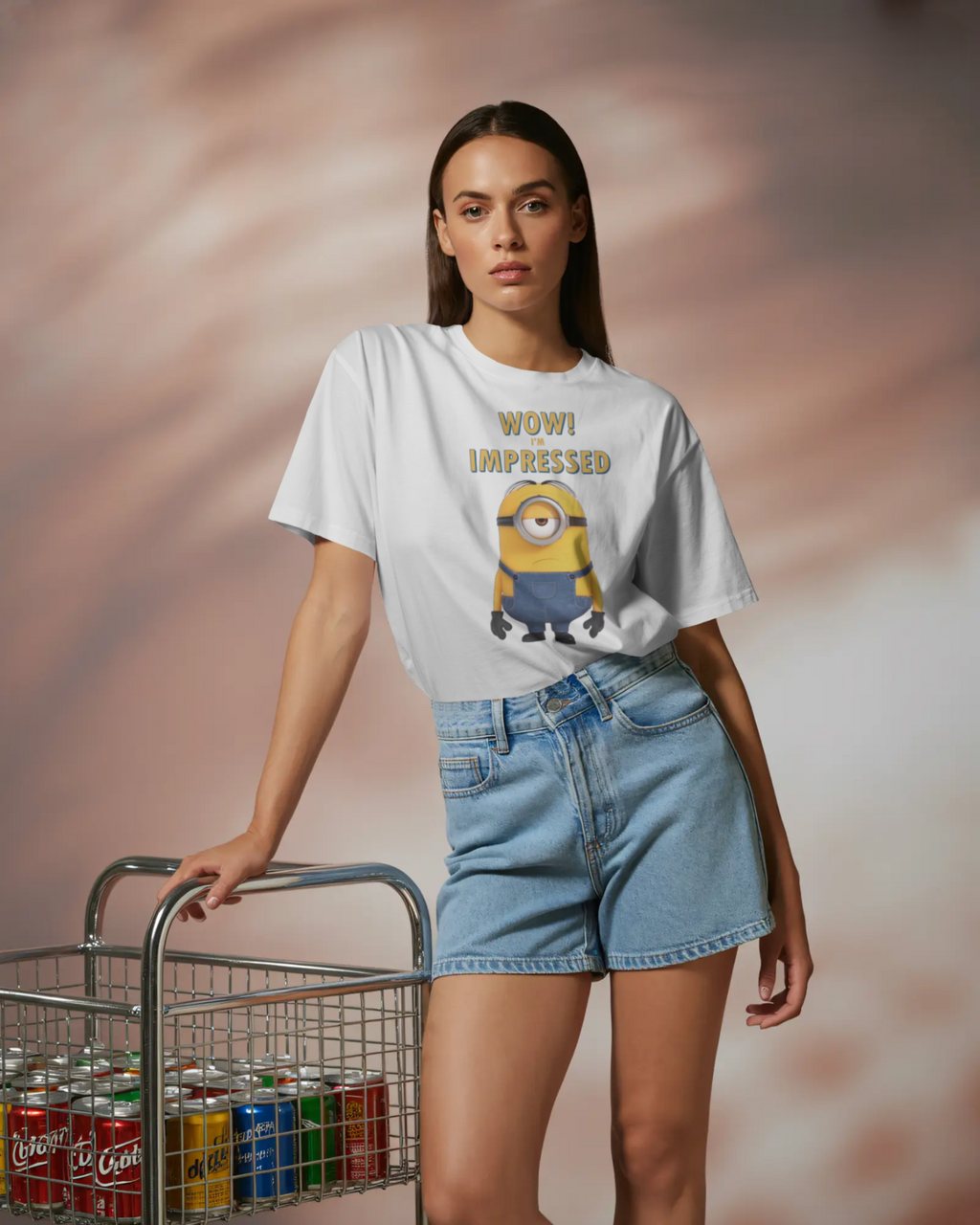 Unimpressed Minion Unisex Oversized T-Shirt
