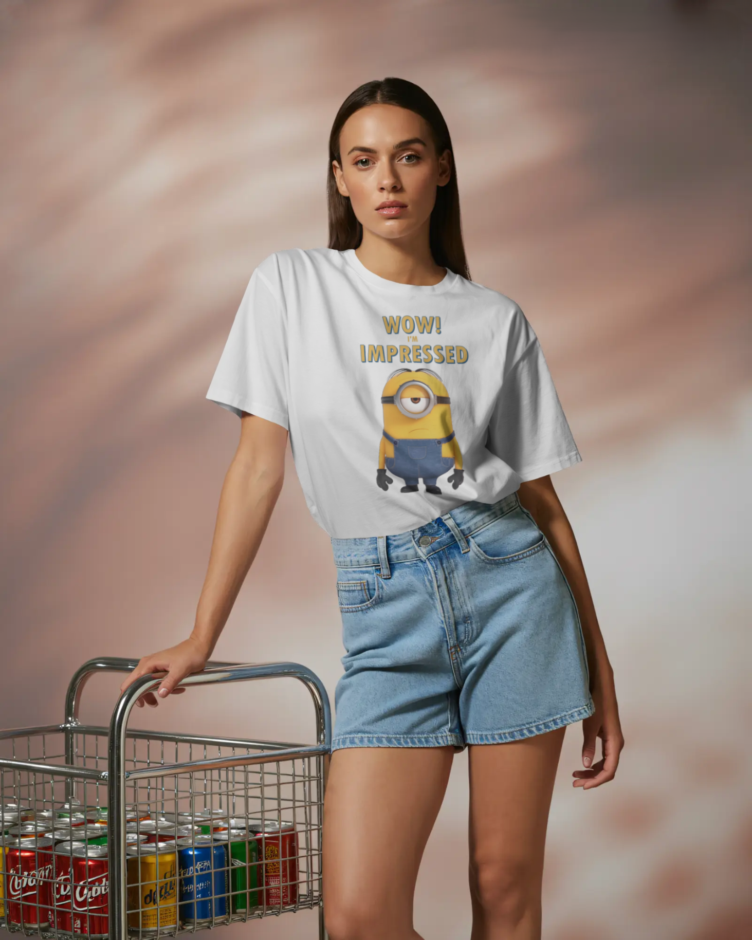 Unimpressed Minion Unisex Oversized T-Shirt