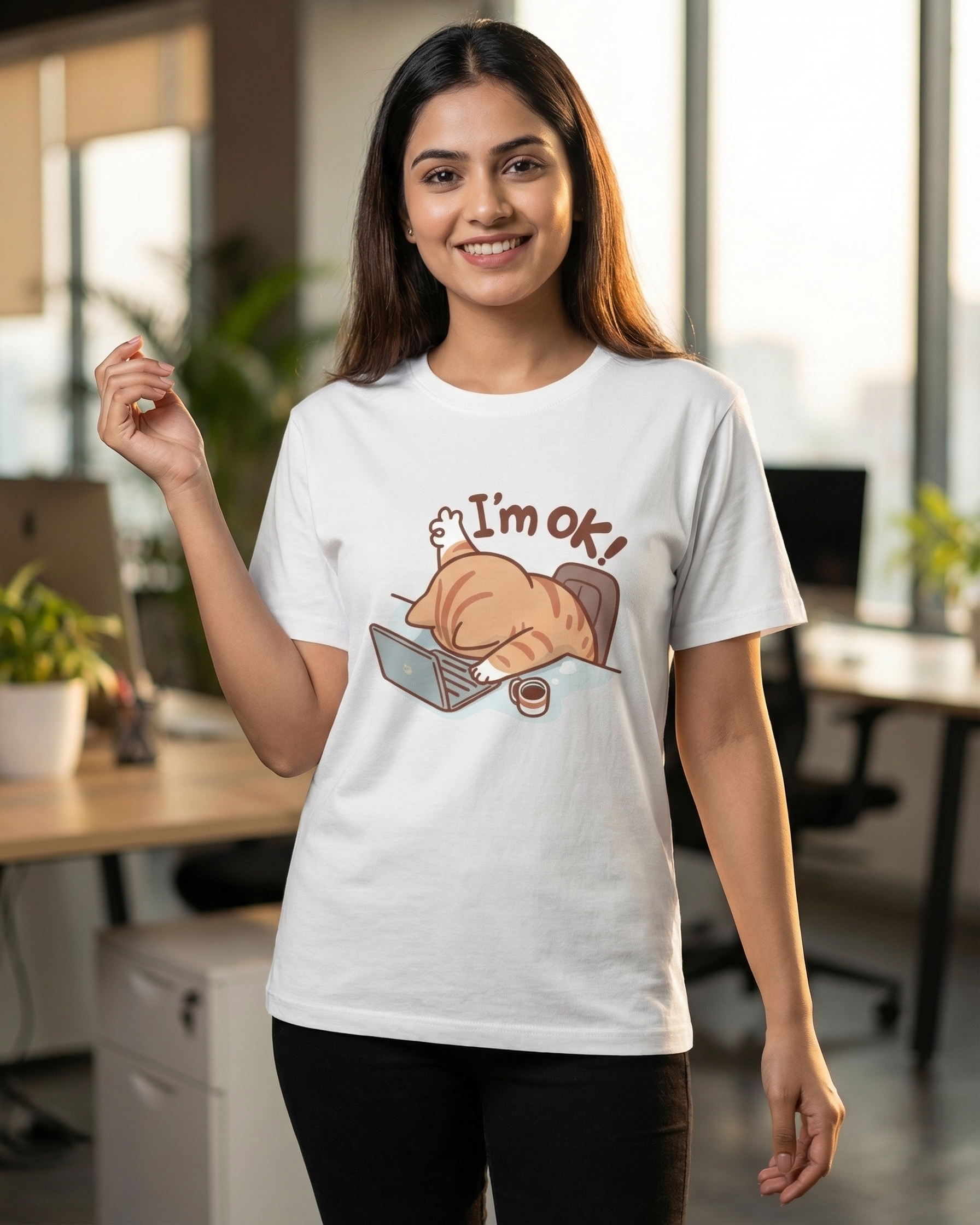 I'm OK Cat Unisex T-Shirt