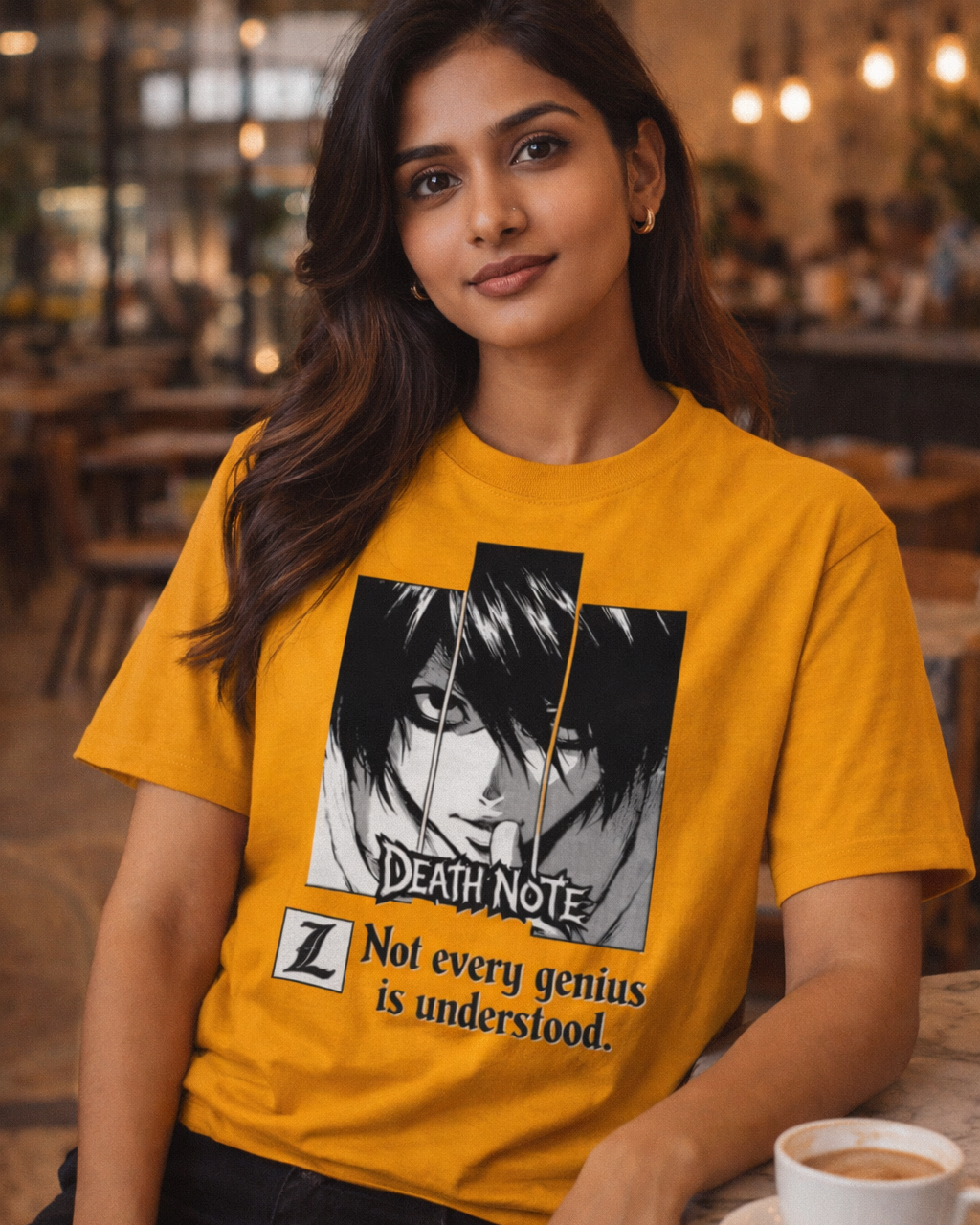 Death Note L Unisex Oversized T-Shirt