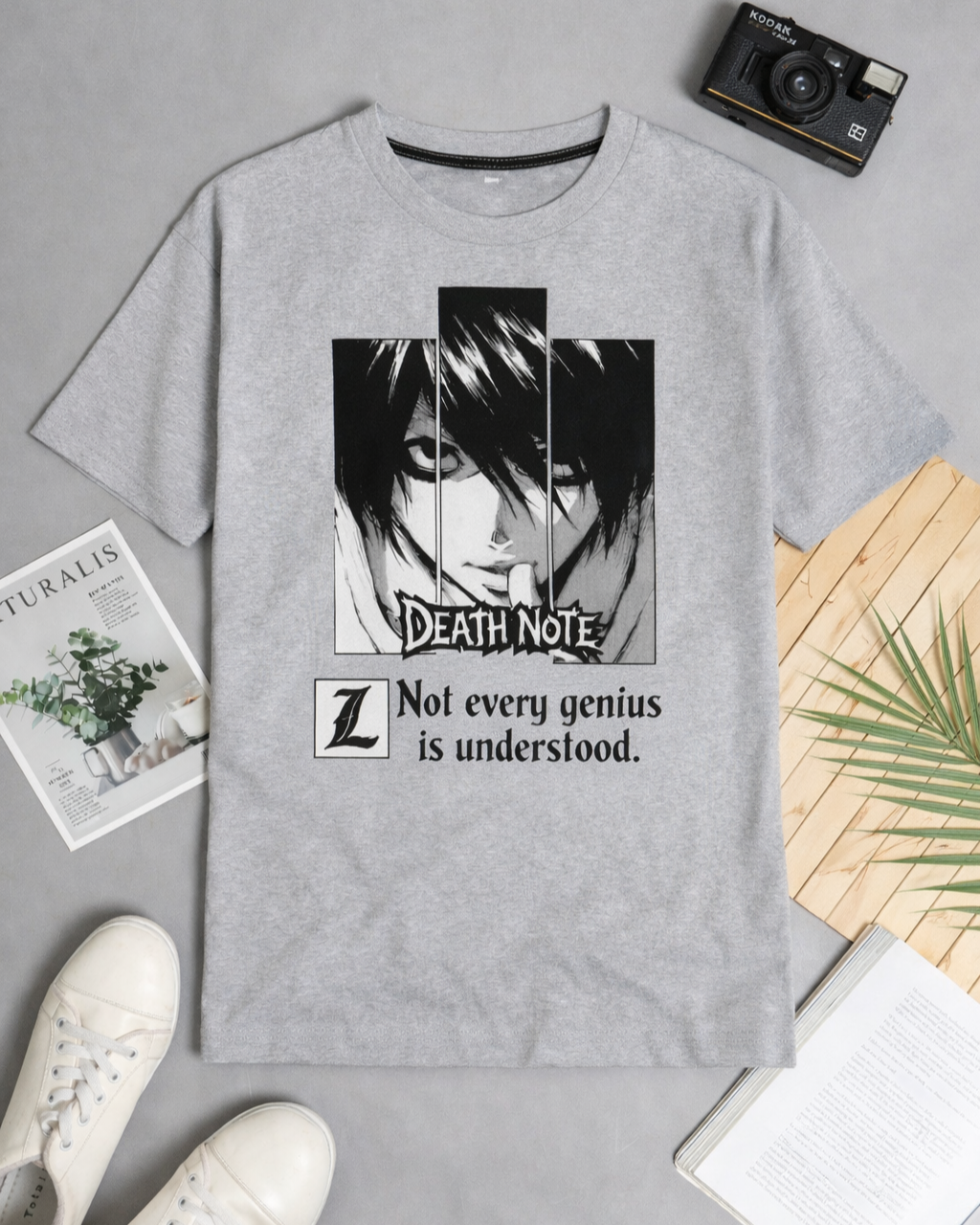 Death Note L Unisex Oversized T-Shirt