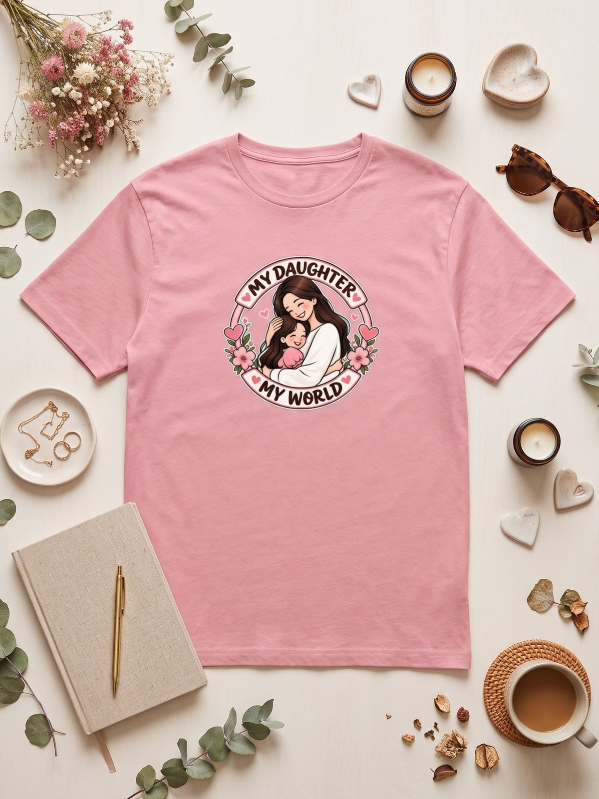 My Daughter My World - Mother Daughter T-Shirt