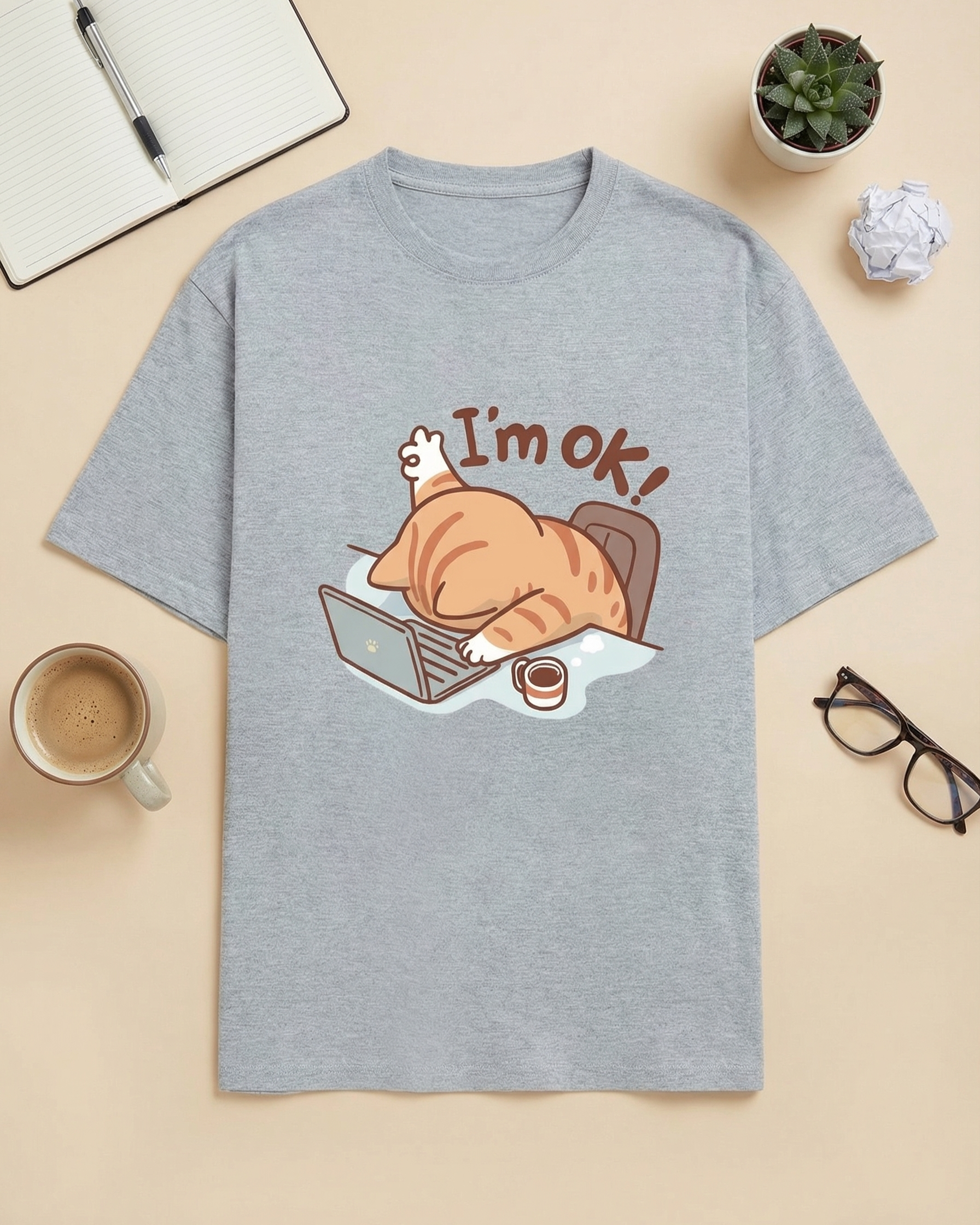 I'm OK Cat Unisex T-Shirt