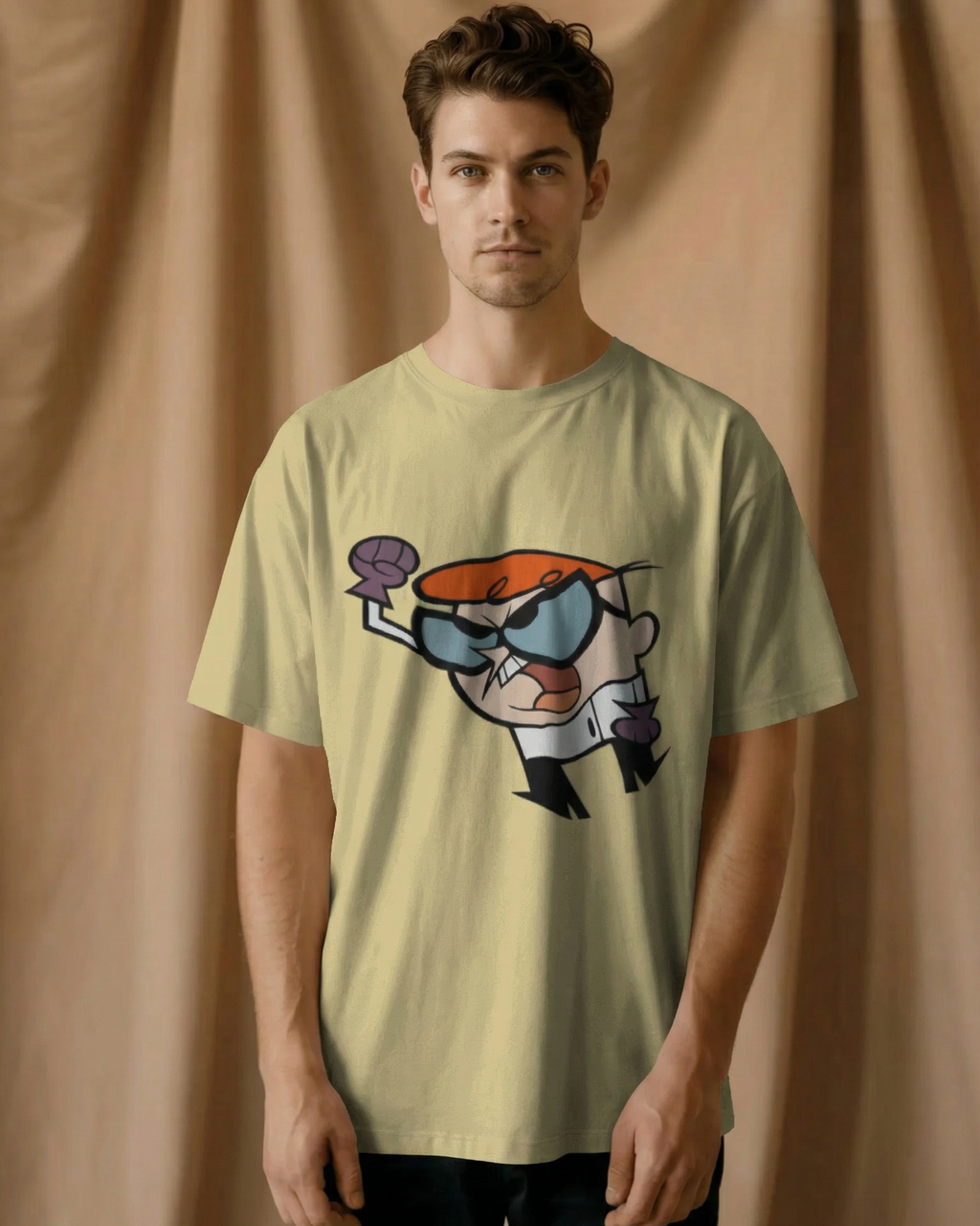 Angry Dexter Unisex Oversized T-Shirt