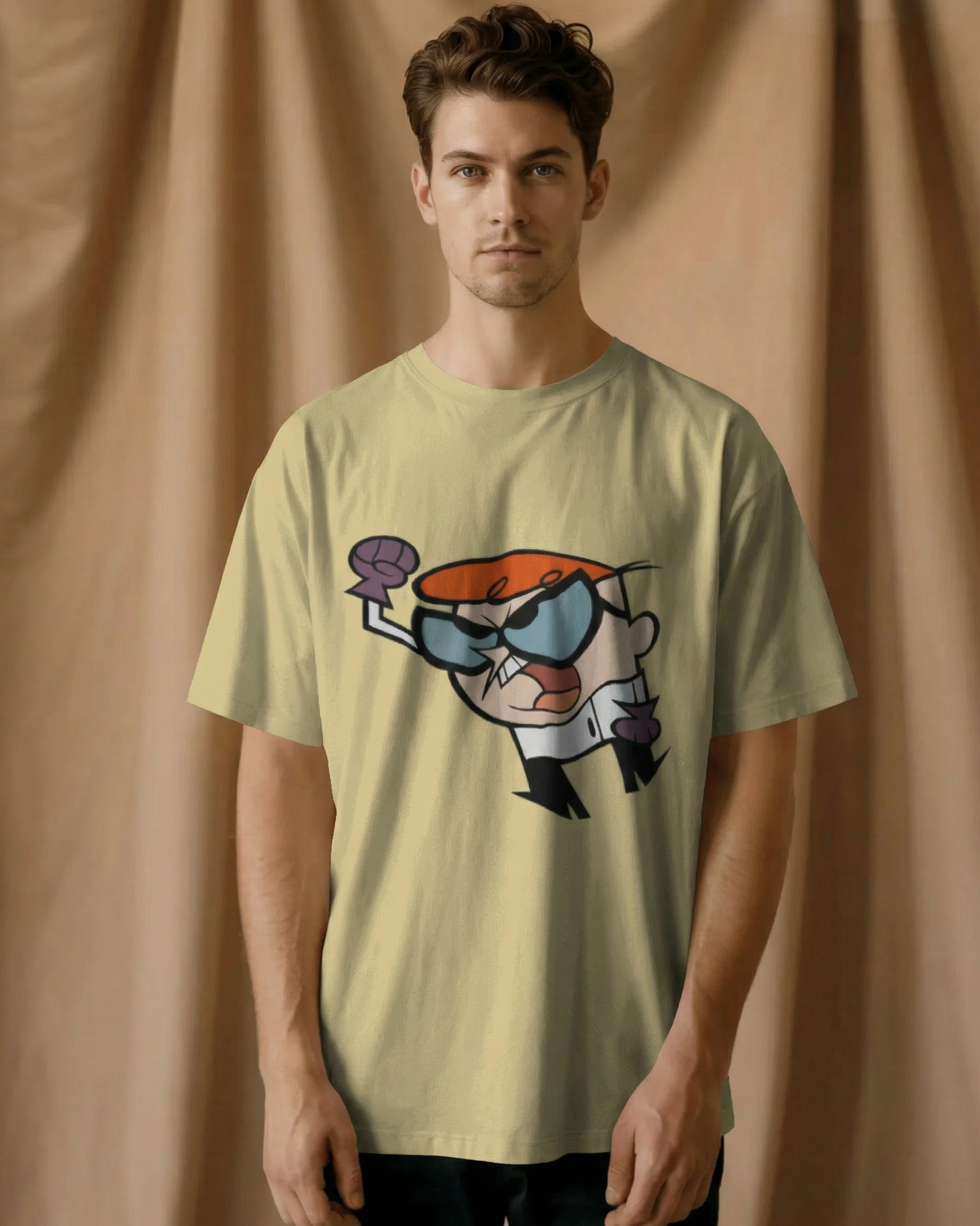 Angry Dexter Unisex Oversized T-Shirt