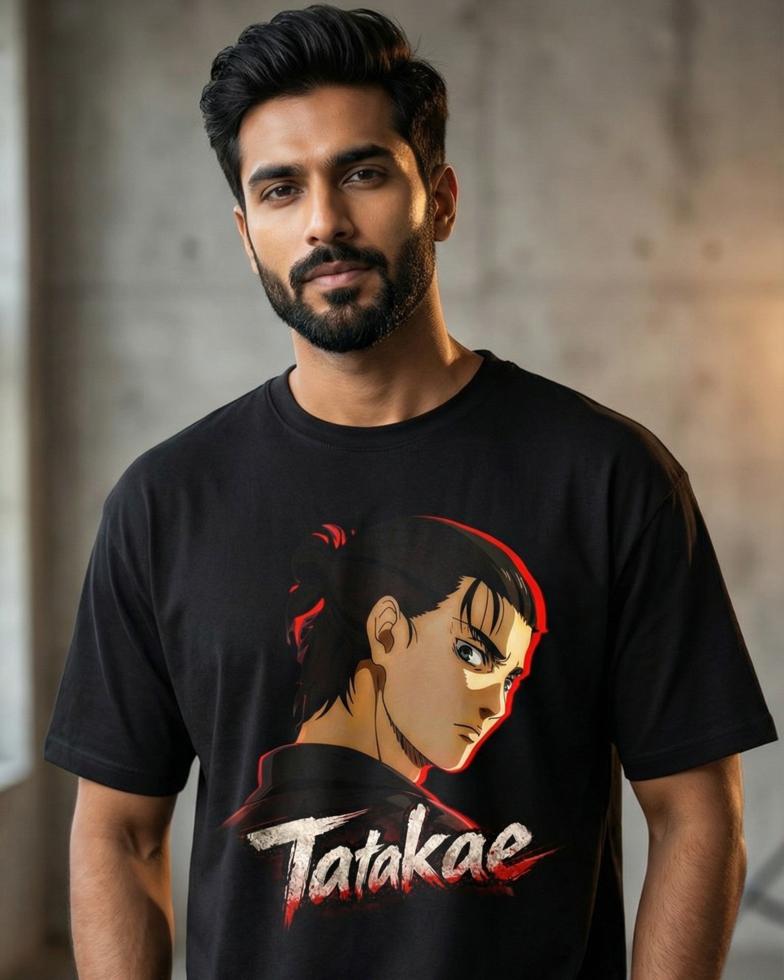 Eren Yeager Attack On Titan Unisex Oversized T-Shirt