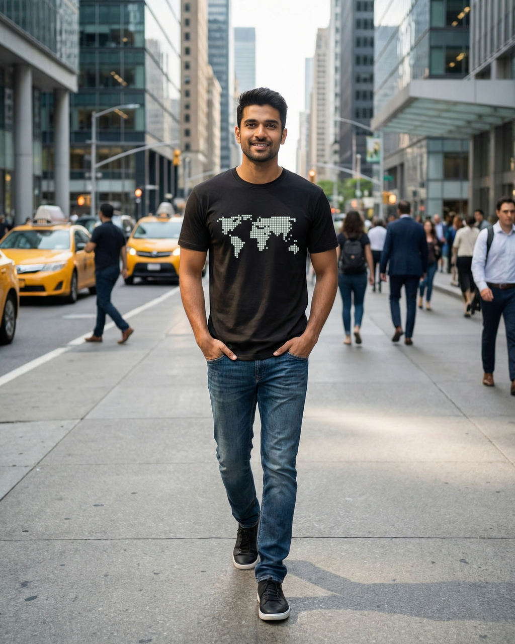 Men's Pixel World T-Shirt