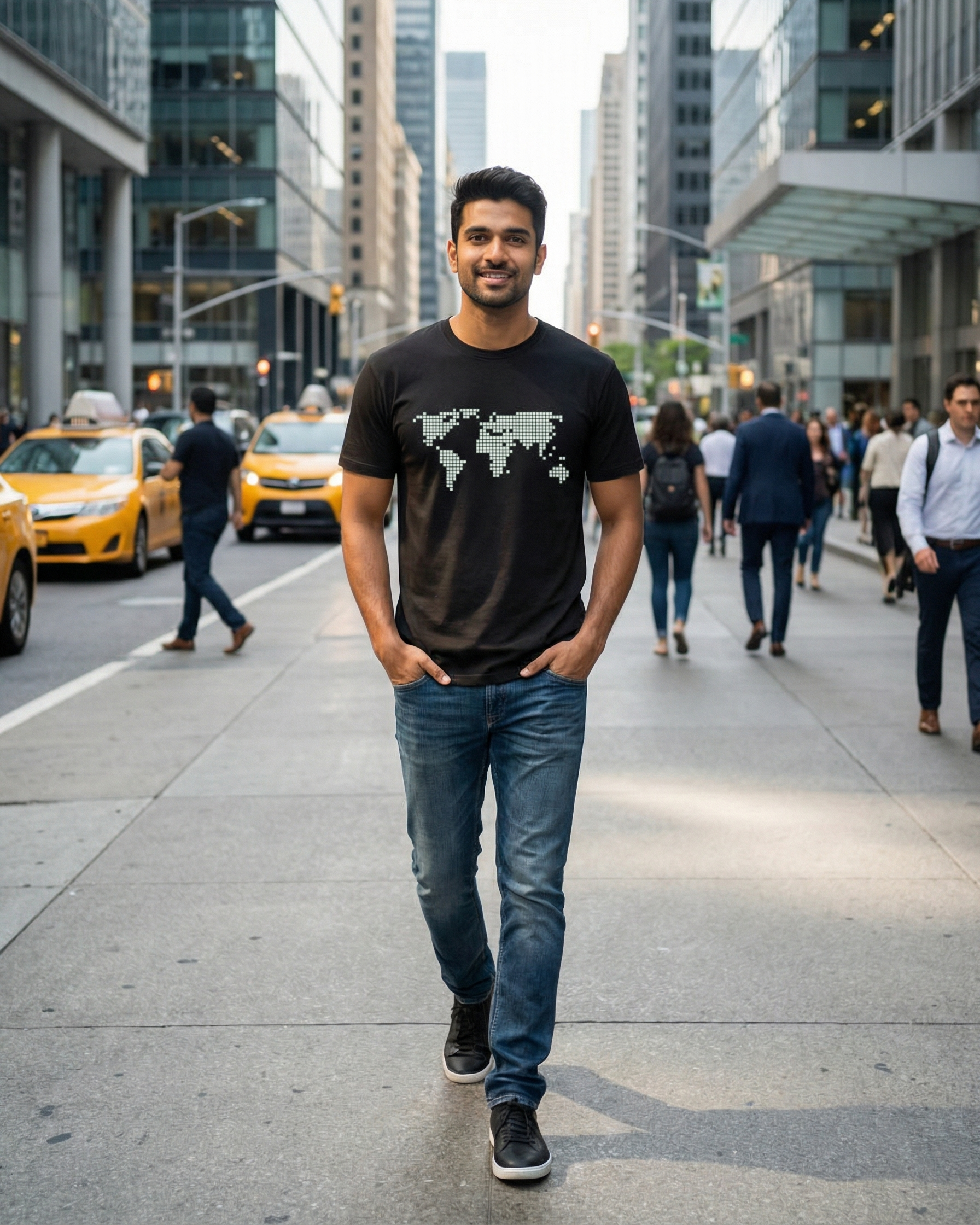 Men's Pixel World T-Shirt