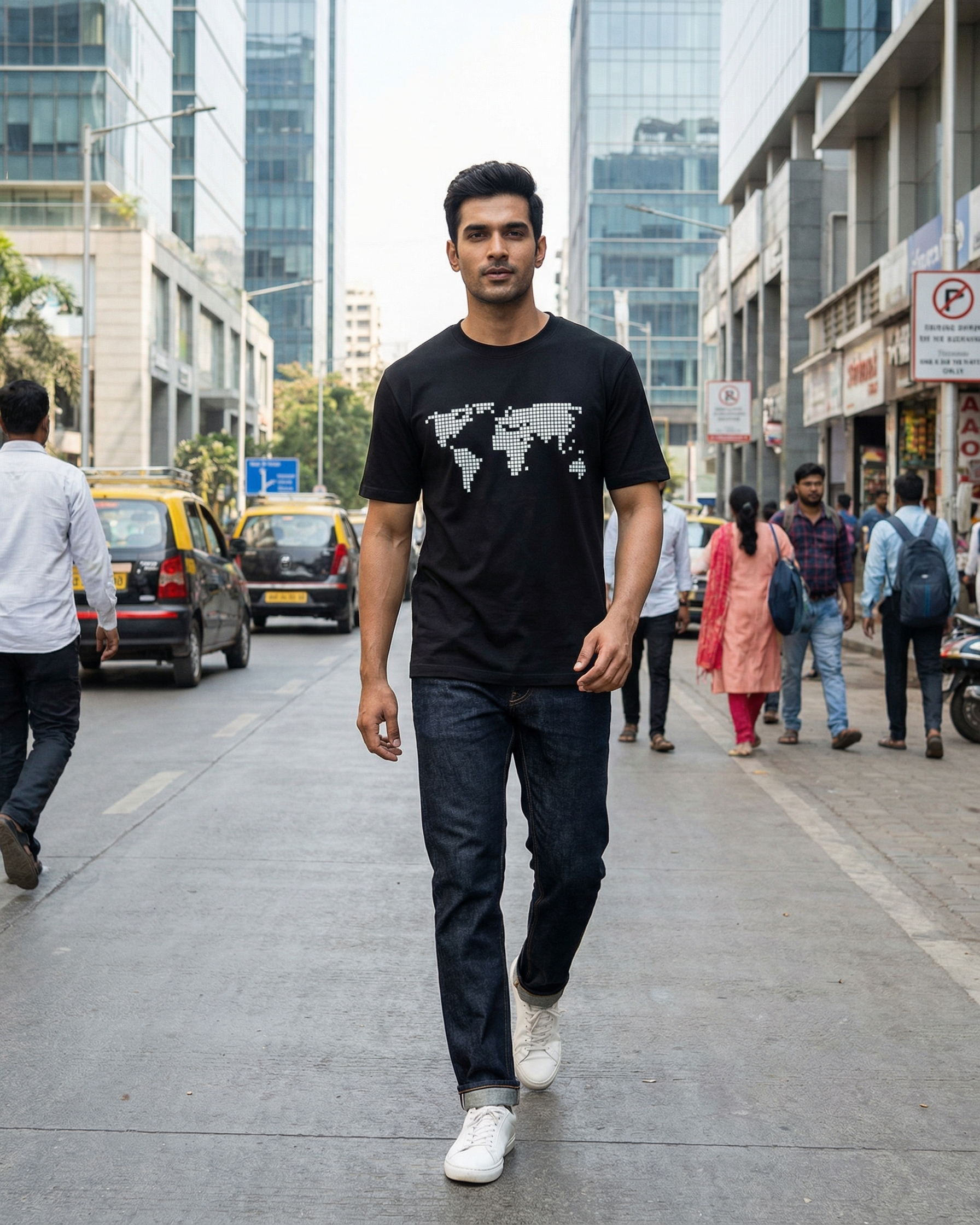 Men's Pixel World T-Shirt