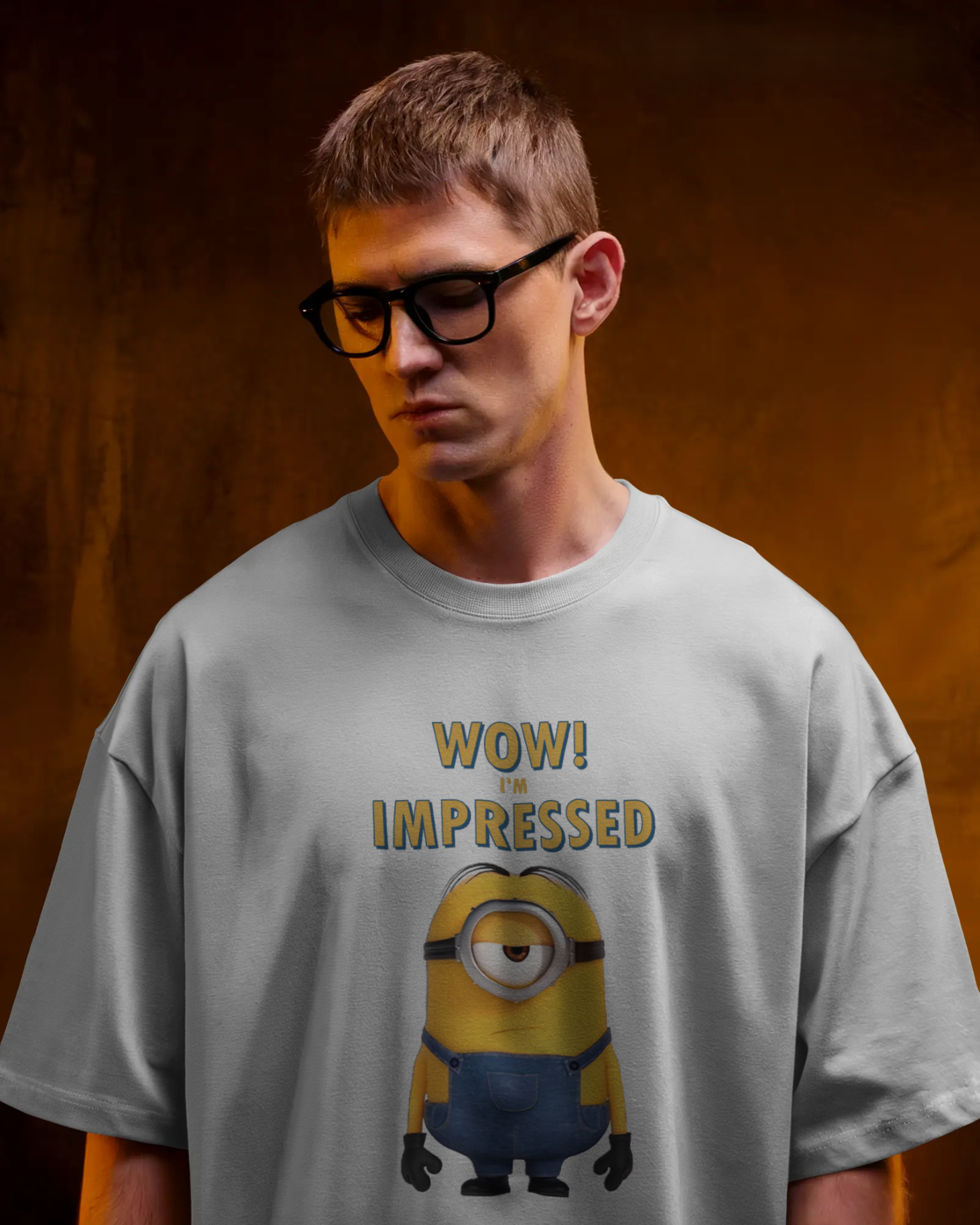 Unimpressed Minion Unisex Oversized T-Shirt