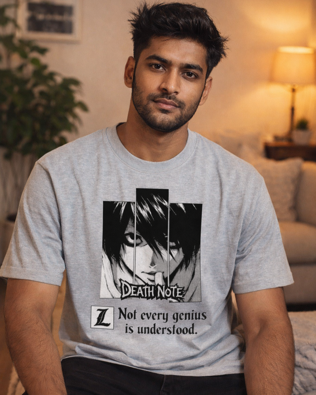 Death Note L Unisex Oversized T-Shirt