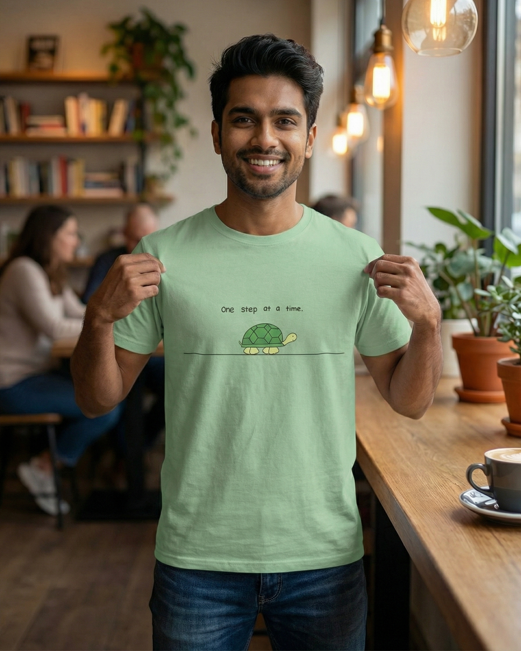 Men's one step at a time T-Shirt