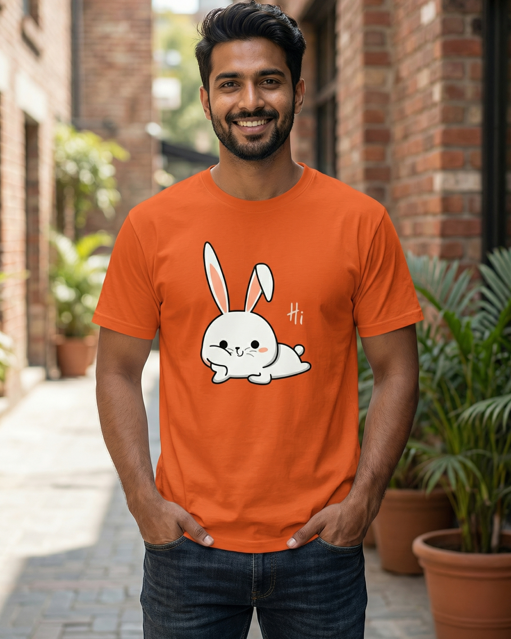 Men's Flirty Bunny T-Shirt