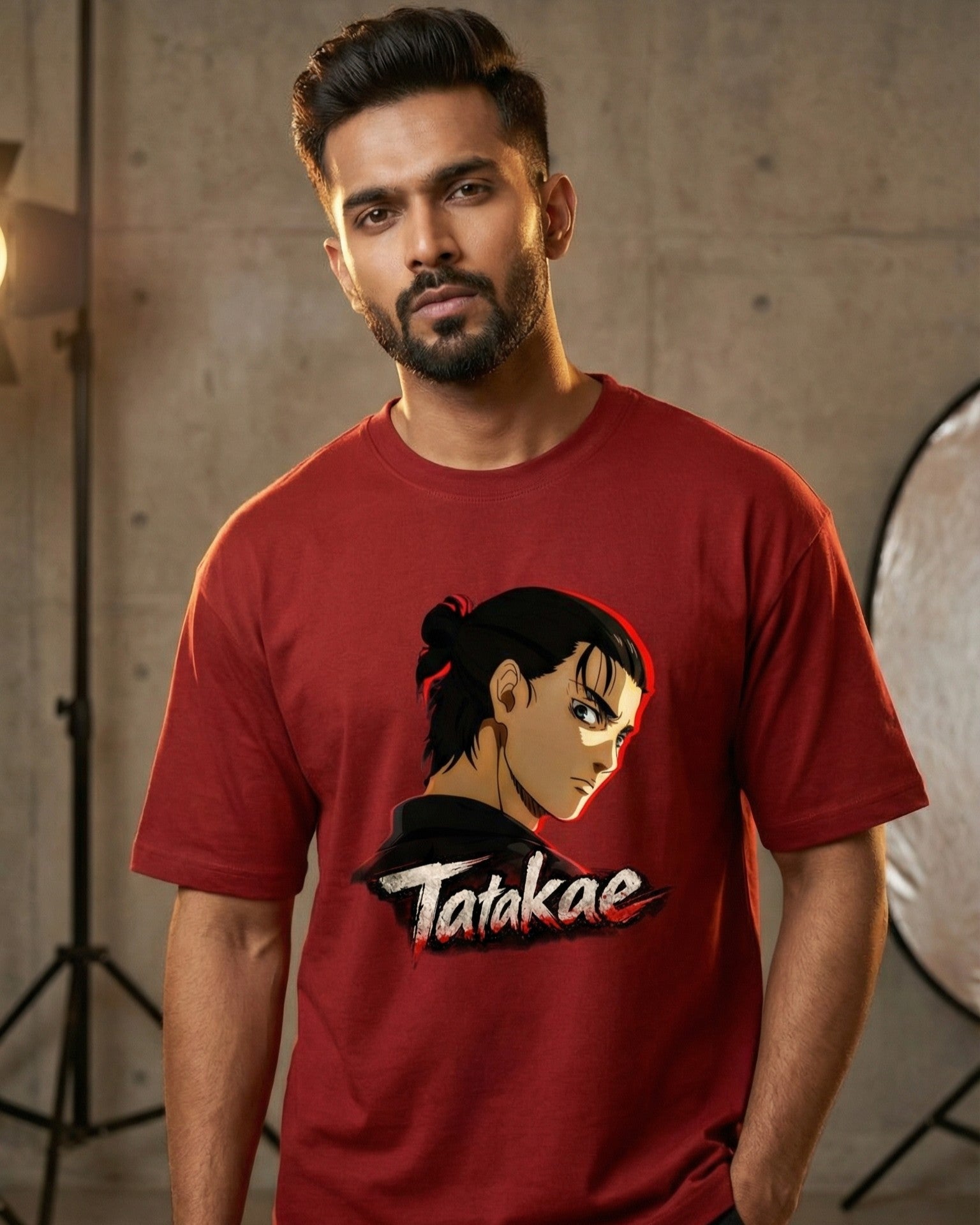 Eren Yeager Attack On Titan Unisex Oversized T-Shirt