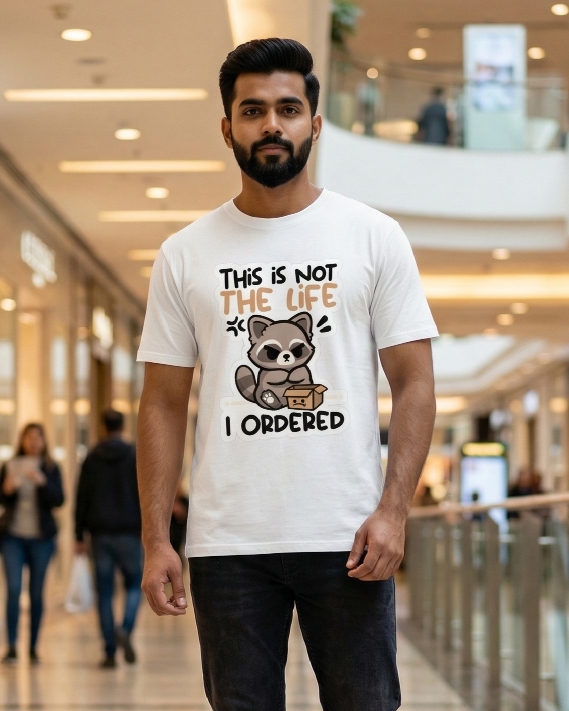 This Is Not The Life I Ordered Raccoon Unisex T-Shirt