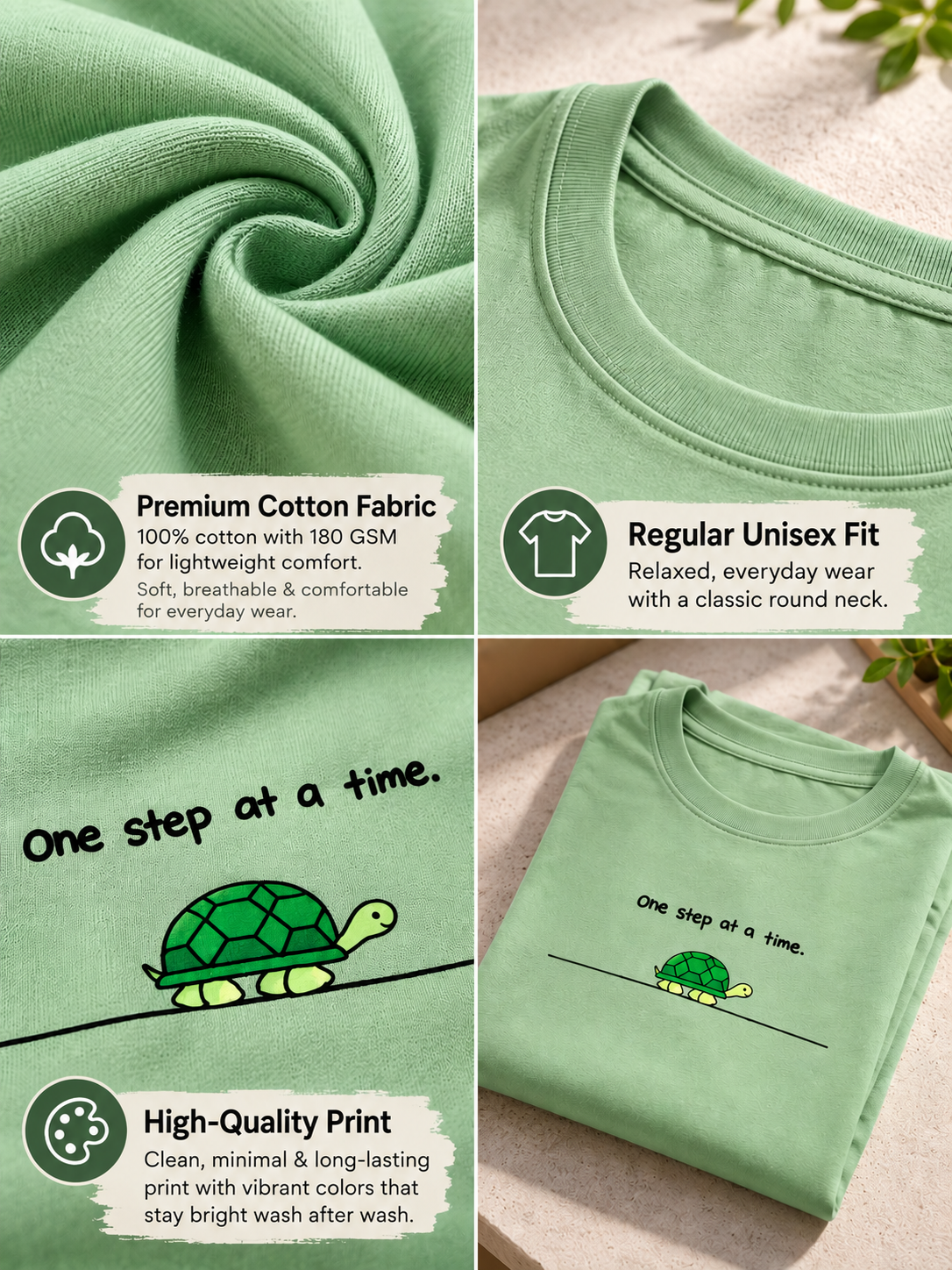One step at a time T-Shirt