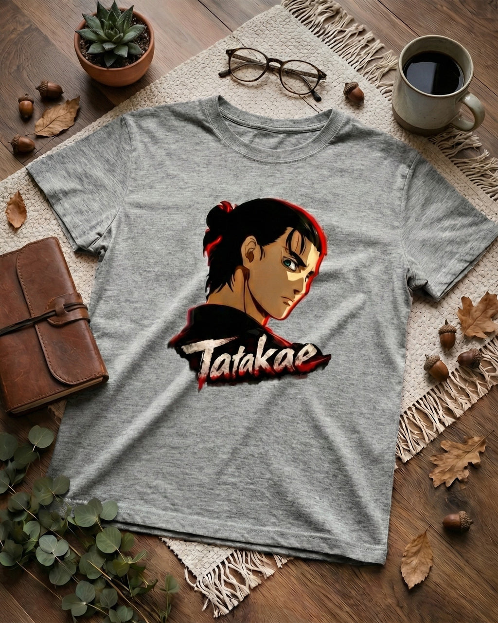Eren Yeager Attack On Titan Unisex Oversized T-Shirt